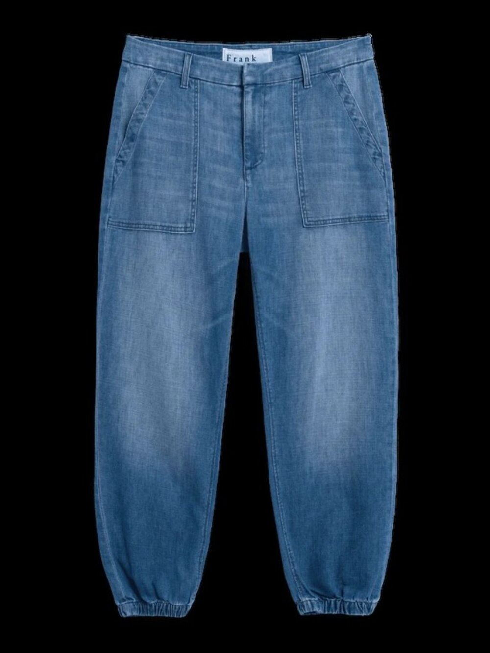 Frank & Eileen Jameson Utility Jogger Jeans Blue Lightweight Women’s Size 6 $298 - Picture 5 of 8